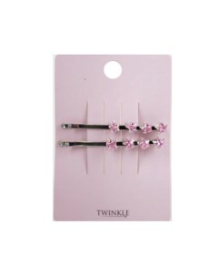 Заколки для волос Pink Stones Twinkle