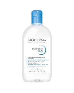 Мицеллярная вода очищающая для сухой и обезвоженной кожи лица Hydrabio H2O 500 0 Bioderma