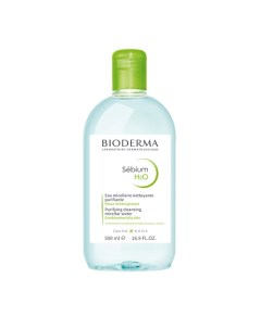 Мицеллярная вода очищающая для жирной и проблемной кожи лица Sebium 500 0 Bioderma