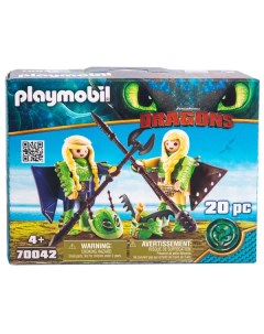 Конструктор Забияка и Задирака в летном костюме Playmobil