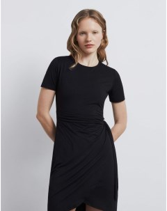 Чёрное расклёшенное платье мини Gloria jeans