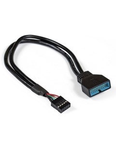 Кабель USB EX CC U3U2 0 3 EX284940RUS 9pin F 19pin M 0 3м Exegate