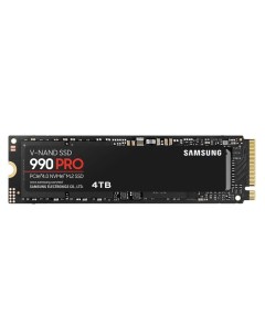 Накопитель SSD M 2 2280 MZ V9P4T0B AM 990 PRO 4TB PCIe Gen 4 0 x4 NVMe 2 0 V NAND TLC 7450 6900MB s  Samsung
