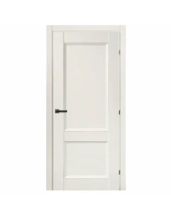 Дверь межкомнатная глухая с замком и петлями в комплекте Танганика 90x200 см CPL цвет белый Краснодеревщик