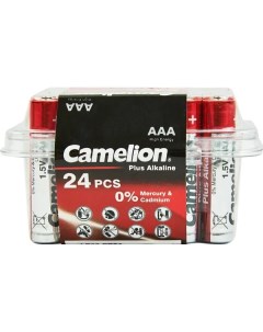 Батарейка алкалиновая Camelion Plus Alkaline LR03 PB24 AAA 24 шт Без бренда