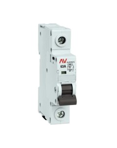 Автоматический выключатель Averes AV 1P N 63 А 6 кА Ekf