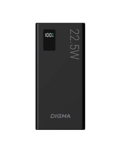 Внешний аккумулятор Power Bank DGPF10A 10000mAh DGPF10A22PBK Digma