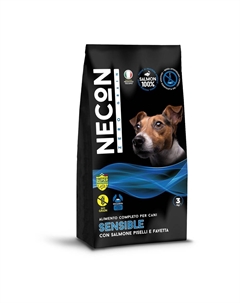 Корм для собак Zero Grain беззерновой для чув.пищеварения, с лососем и горохом сух. 3кг Necon