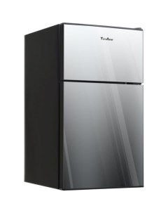 Холодильник двухкамерный RCT 100 зеркальный черный Tesler