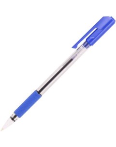 Ручка шариков Arrow EQ01630 корп прозрачный синий d 0 7мм чернила син резин манжета 12 шт кор Deli