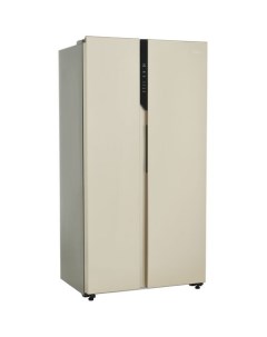 Холодильник двухкамерный HRF541DG7RU No Frost Side by Side инверторный золотистый Haier