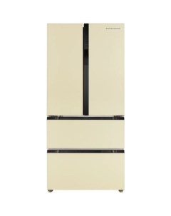Холодильник трехкамерный RFFI 184 BEG French Door инверторный бежевый Kuppersberg