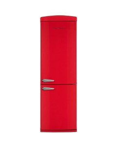 Холодильник двухкамерный SLUS335R2 No Frost красный Schaub lorenz