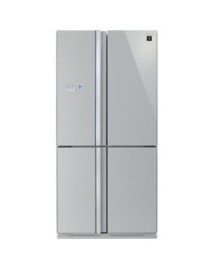 Холодильник трехкамерный SJ FS97VSL Side by Side серебристый Sharp