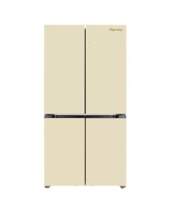 Холодильник четырехкамерный NFFD 183 Side by Side инверторный бежевый Kuppersberg