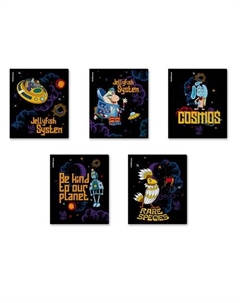 Тетрадь общая ученическая ErichKrause Тайна третьей планеты, 48 листов, клетка, в ассортименте Erich krause