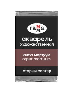 Акварель художественная Старый мастер капут мортуум 2 6мл кювета Gamma