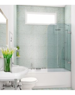 Шторка на ванну Trend Pearl GV 861A правая 90 см стекло бесцветное фурнитура хром Gutewetter