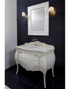 Мебель для ванной Holly перламутр бежевый глянец фурнитура хром La beaute classic