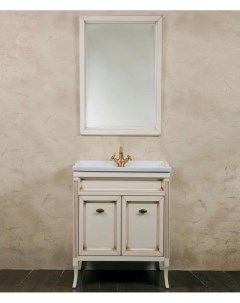 Мебель для ванной Vivien Porta 70 слоновая кость с патиной фурнитура бронза La beaute classic
