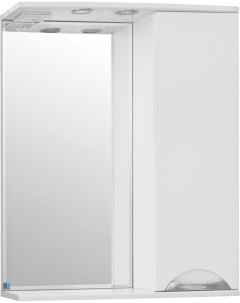 Зеркало шкаф Жасмин 65 С белый Style line