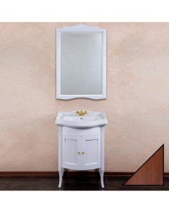 Мебель для ванной Lorette 65 орех матовый фурнитура золото La beaute classic