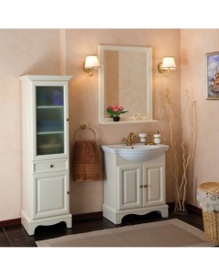 Мебель для ванной Michel 70 слоновая кость матовый фурнитура бронза La beaute classic