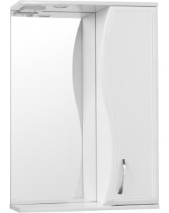 Зеркало шкаф Эко Волна Панда Волна 55 С белый Style line
