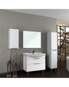 Мебель для ванной Laguna Plus 105 белая Dreja.eco