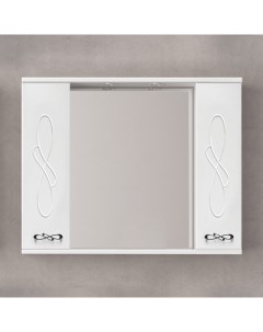 Зеркало шкаф Венеция 90 С белый Style line