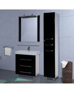 Мебель для ванной Рокко 60 черная Bellezza