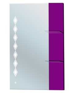Зеркало Глория 65 фиолетовое Bellezza