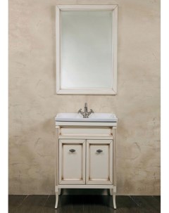 Мебель для ванной Vivien Porta 60 слоновая кость с патиной фурнитура серебро La beaute classic