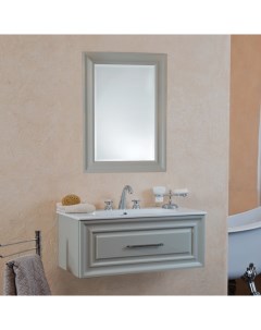 Мебель для ванной Cornelia 85 серый шелк матовый фурнитура серебро La beaute classic
