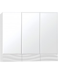 Зеркало шкаф Вероника 80 Люкс белый Style line
