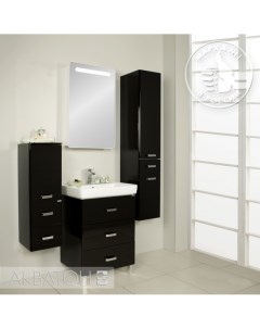 Мебель для ванной Америна М 60 черная Акватон