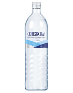 Вода питьевая газированная 0 75 л Сенежская