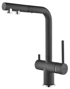 Смеситель для кухни Serpentine Se213222-DG графит Paulmark