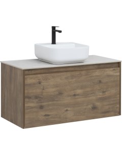 Мебель для ванной Nova Lite 100 см дуб рустикальный Aquanet