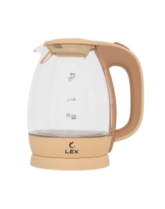 Электрический чайник LX3002 2 1 7 л бежевый Lex