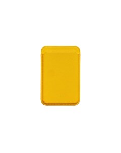 Чехол Leather Wallet MagSafe Yellow K-doo