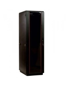 Шкаф телекоммуникационный напольный 33U 600 х 600 дверь стекло цвет чёрный ШТК М 3 Цмо