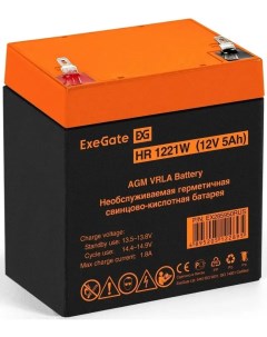 Аккумулятор для ИБП 5 А ч 12 В EX285950RUS Exegate
