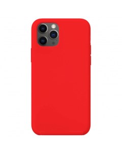 Чехол для iPhone 12 12 Pro Silicone Case красный Айсотка