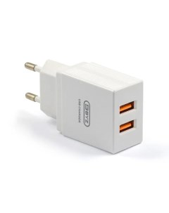 Сетевое зарядное устройство U20 EU 2хUSB 2 4 А кабель Lightning 1 м белый Byz