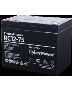 Аккумулятор для ИБП 75 А ч 12 В RC 12 75 Cyberpower
