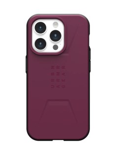Защитный чехол Civilian iPhone 15 Pro MagSafe Bordeaux Uag
