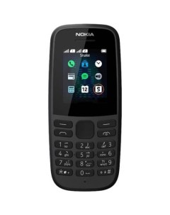 Мобильный телефон 105 DS Black Nokia