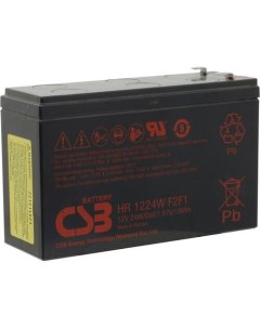 Аккумулятор для ИБП HR1224W F2 F1 6 А ч 12 В HR1224WF2F1 Csb