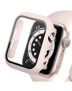 Закаленное стекло крышка для Apple Watch Series SE 44MM Pink Пианел